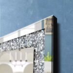 Crushed Diamond Mirror Crushed Diamonds Square Mirrors