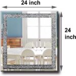 Crushed Diamond Mirror Crushed Diamonds Square Mirrors