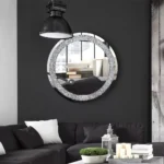 Decorative Mirror Crushed diamond mirror for home decor glass round mirrors