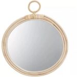 Rattan Mirror Bamboo Weave Mirror Round