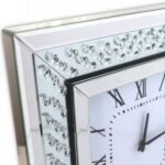 Clock Crushed Diamond Glass Clock for home decor glass clock for wall